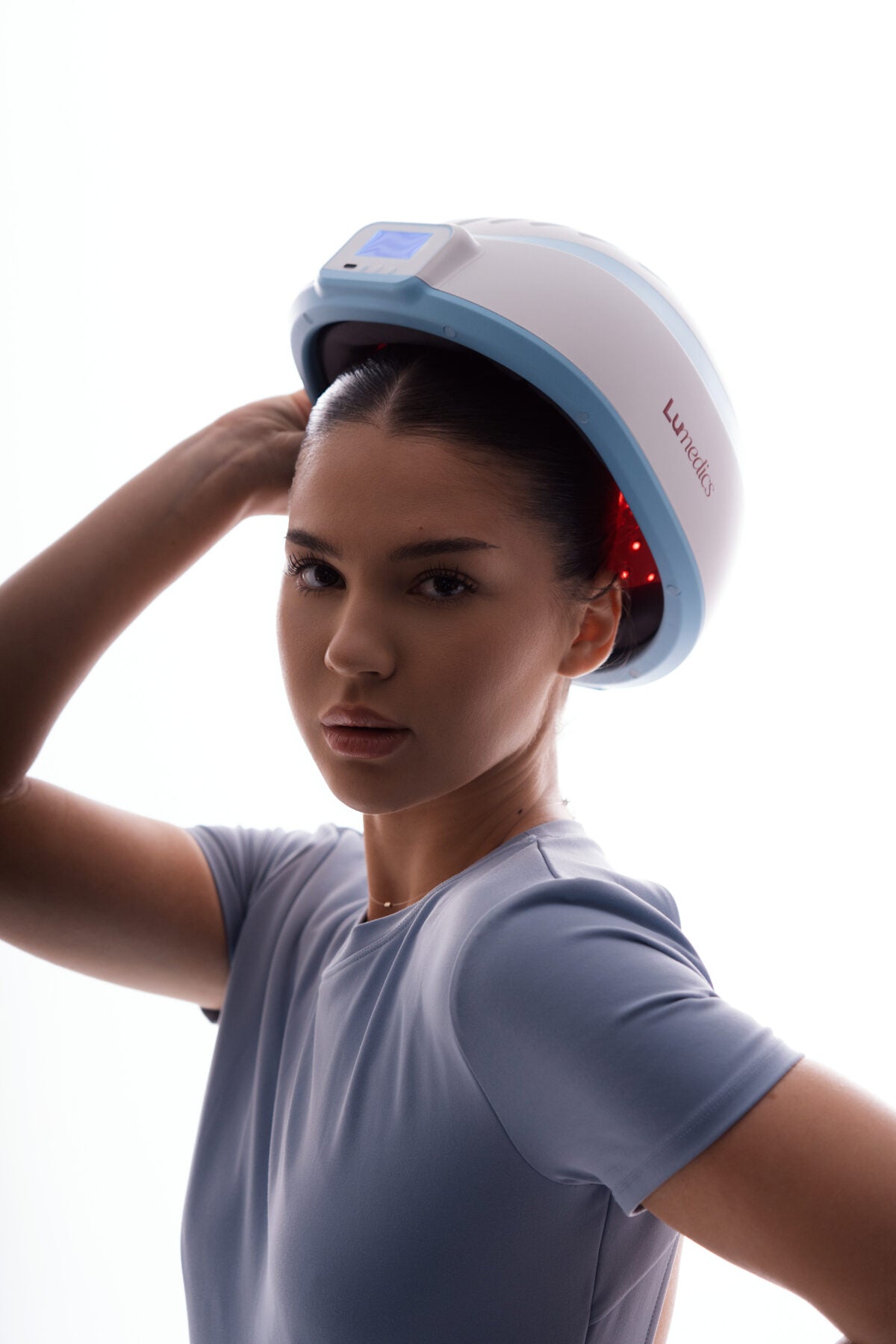 Cască Lumedics de terapie cu lumină roșie pentru scalp 6